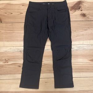 Prana Straight Leg Size 10 short Gray Nylon Pants